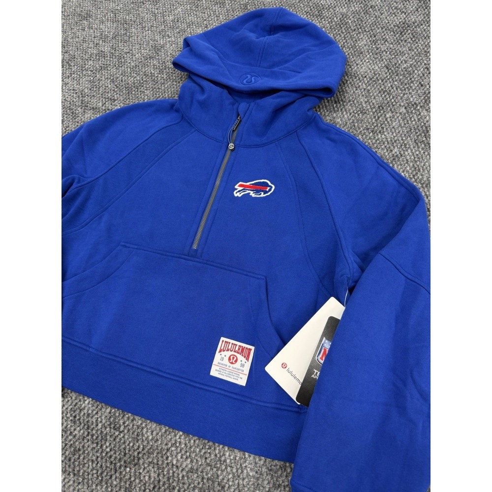 Lululemon x Buffalo Bills Women's XL/XXL Scuba Oversized Half-Zip Hoodie - Picture 3 of 12